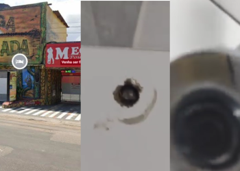 Até na torneira da pia foi encontrada uma câmera. Foto: Reprodução