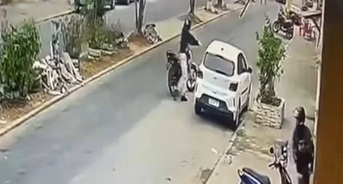 A mulher sobreviveu e está hospitalizada. Foto: Reprodução