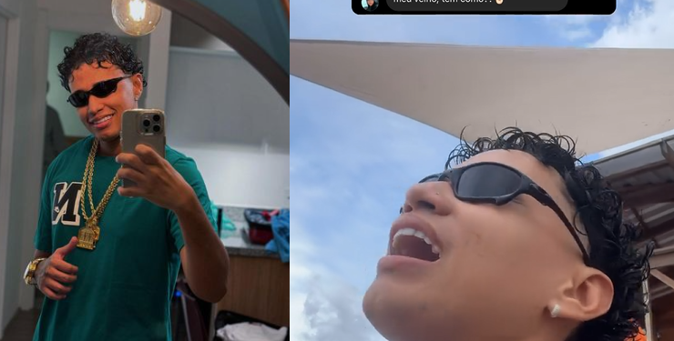 Deyvison Pedro irritou os amazonenses. Foto: Reprodução