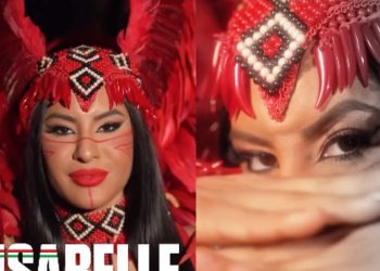 VÍDEO: Escola de samba Grande Rio anuncia oficialmente Isabelle Nogueira como musa para o desfile de 2025