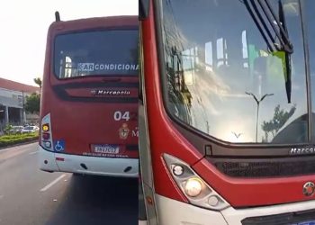 Motorista da linha 444 relata em vídeo assalto em ônibus lotado na avenida Max Teixeira; assista