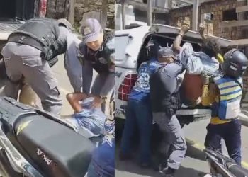 Vídeo: Homem resiste a prisão no Amazonas após ser pego mostrando as partes íntimas para crianças