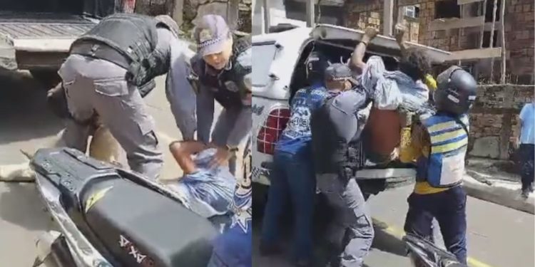 Vídeo: Homem resiste a prisão no Amazonas após ser pego mostrando as partes íntimas para crianças