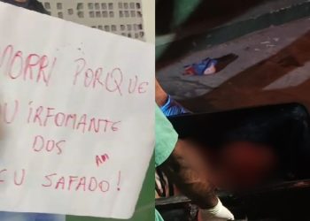 "Informante do PCC": jovem é executada e deixada jogada em calçada da Cachoeirinha