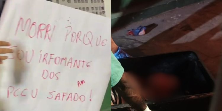 "Informante do PCC": jovem é executada e deixada jogada em calçada da Cachoeirinha