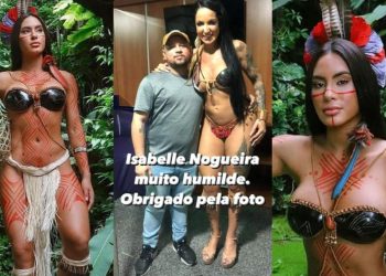 Mudou de profissão? Isabelle Nogueira é confundida com atriz de filme adulto, Elisa Sanches