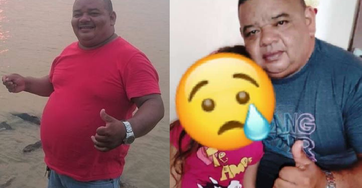 Pai e filha estavam apenas passando e foram vítimas de bala perdida. Foto: Reprodução