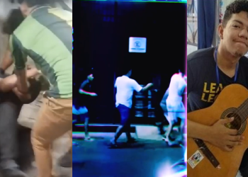 O espancamento ocorreu no bairro Lírio do Vale, Zona Oeste de Manaus. Foto: Reprodução