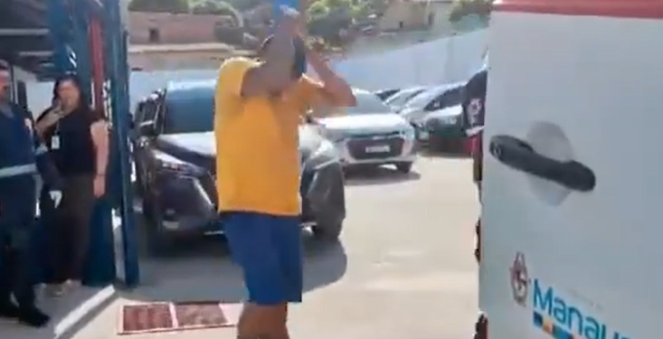 O fato ocorreu na tarde desta terça-feira (2), na avenida Autaz Mirim. Foto: Reprodução