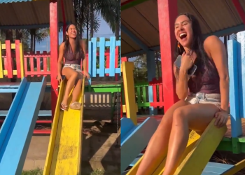 O momento rendeu vários risos. Foto: Reprodução