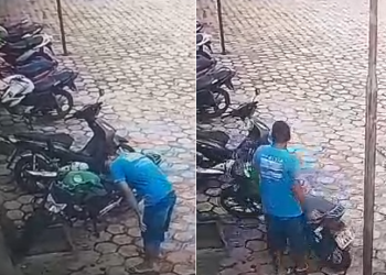 O crime foi flagrado por câmeras de segurança. Foto: Reprodução