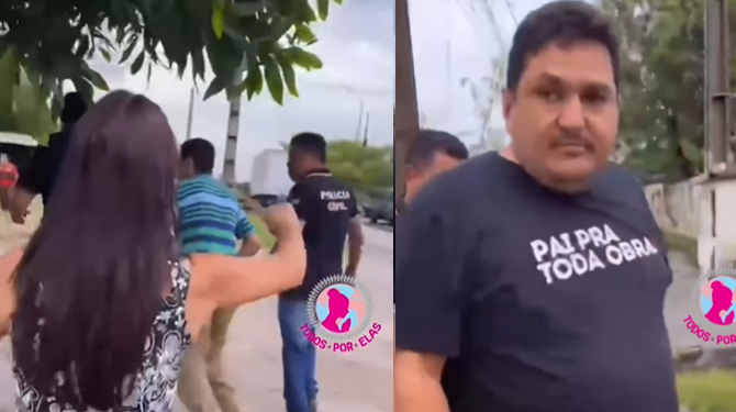 A vítima bateu boca com os policias. Foto: Reprodução