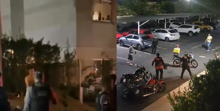 A confusão ocorreu no domingo (14). Foto: Reprodução