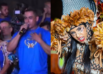 Deu o que falar as falas do presidente do Caprichoso. Foto: Reprodução