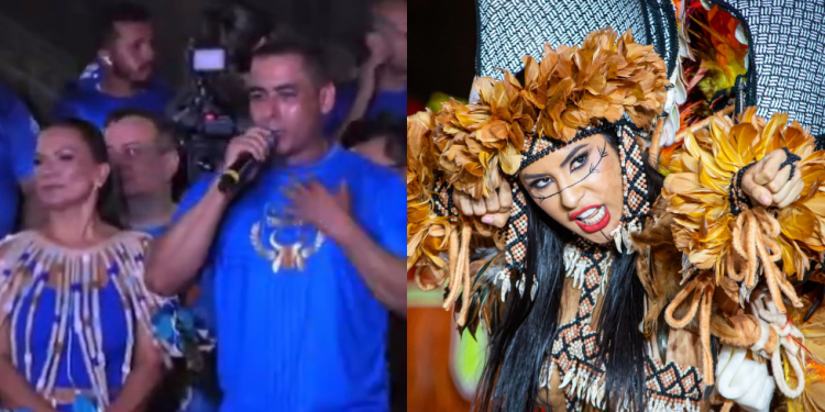 Deu o que falar as falas do presidente do Caprichoso. Foto: Reprodução