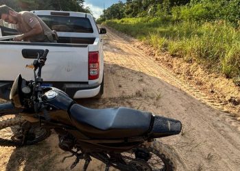 O ladrão foi preso numa estrada. Foto: Reprodução