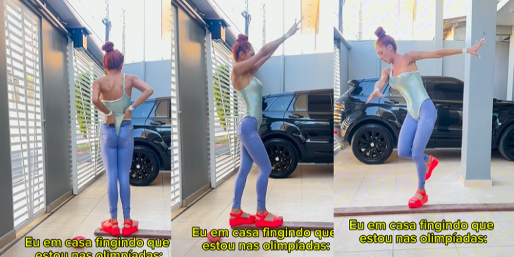 Exagerou na atuação? A influenciadora recebeu algumas críticas. Foto: Reprodução