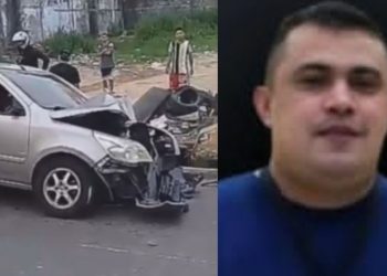 Motociclista morre no hospital após ser atingido por motorista bêbado na contramão da avenida Silves