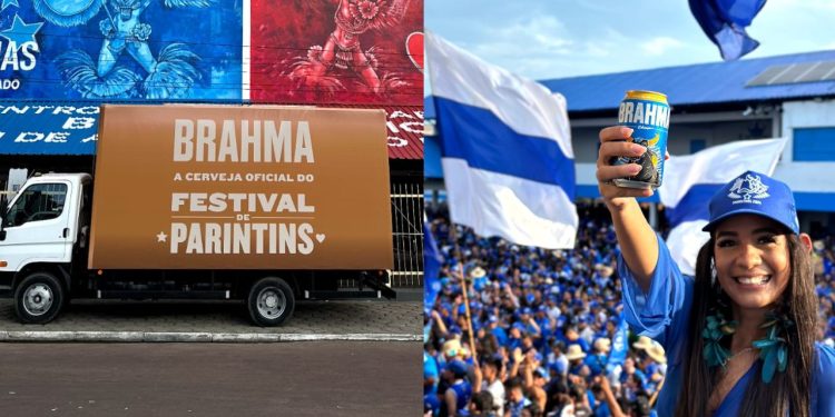 Brahma promete e entrega caminhão 'até o tucupi' de cerveja para a galera do Caprichoso celebrar vitória