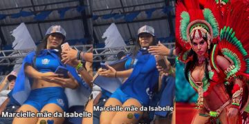 VÍDEO: Aos gritos de "Marciele mãe da Isabelle", cunhã-poranga do Caprichoso debocha da adversária fazendo gesto do 'colo'