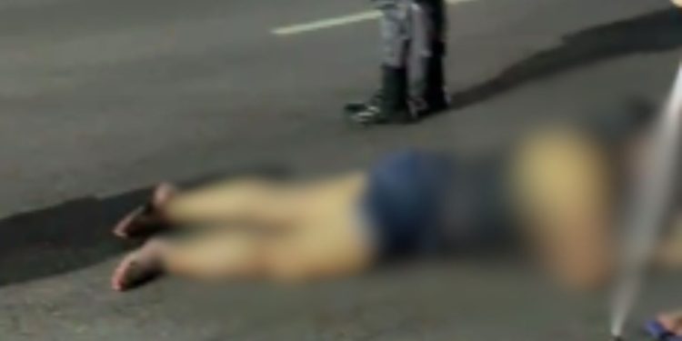 Vídeo: Mulher grita de dor após ser atropelada por entregador na Djalma Batista: "ficou no meio da via"