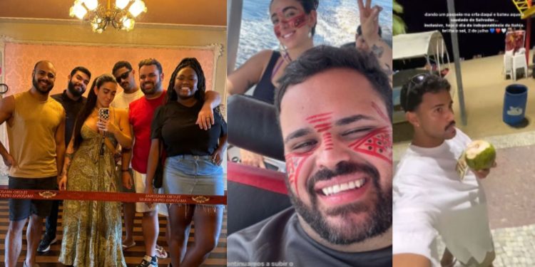 VÍDEO: Ex-BBBs tiram o dia para conhecer pontos turísticos de Manaus e visitam comunidade indígena