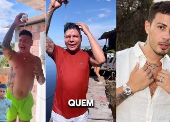 Vídeo: 'Ken humano de Manaus' apela e toma banho de cerveja para chamar atenção de Carlinhos Maia