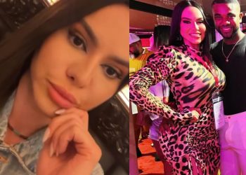 "Eu estava entrando no avião", relata Tamires Assis, musa do Garantido, após levar 'bolo' de Davi - VÍDEO