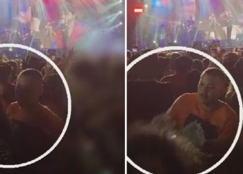 Vídeo: Homem bebe uísque, agride 'contatinho' em show e diz não se lembrar de nada