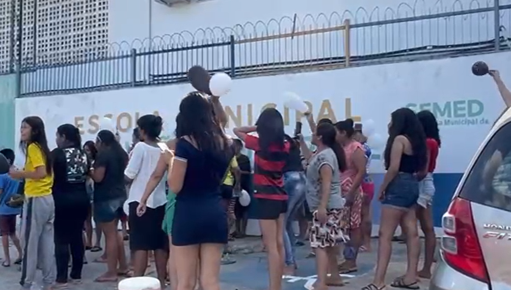 A comunidade escolar está abalada com o ocorrido. Foto: Reprodução