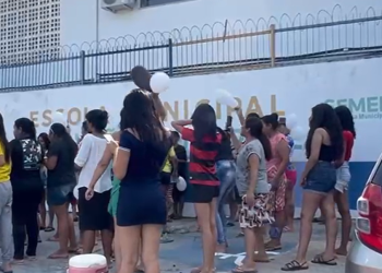 A comunidade escolar está abalada com o ocorrido. Foto: Reprodução