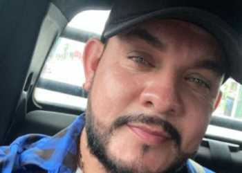 Francisco Rayner Barros Batista, amigo do padre Paulo Araújo da Silva, de 31 anos, teve a imagem divulgada. Foto: Reprodução