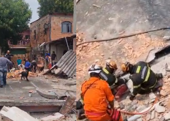 Os vizinhos foram os primeiros a ajudar. Foto: Reprodução