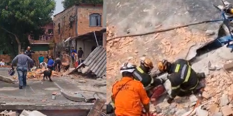 Os vizinhos foram os primeiros a ajudar. Foto: Reprodução