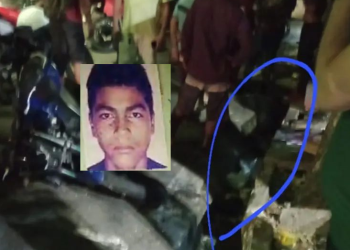 O motociclista morreu na hora. Foto: Reprodução