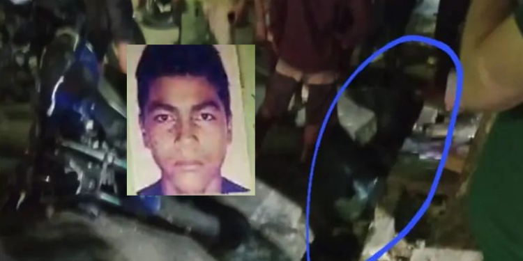 O motociclista morreu na hora. Foto: Reprodução