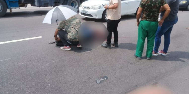 A vítima foi encaminhada ao hospital. Foto: Reprodução