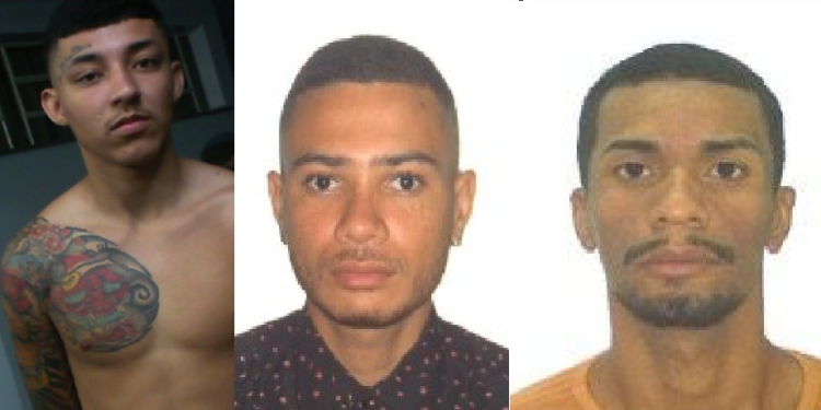 Os três tiveram a imagem divulgada nesta quinta-feira (29). Foto: Reprodução