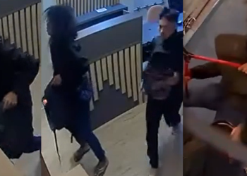 Os ladrões saíram com várias caixas, mas estavam vazias. Foto: Reprodução