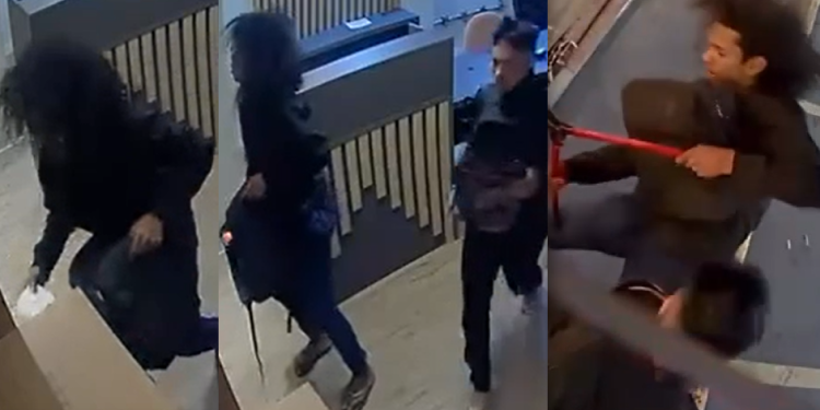 Os ladrões saíram com várias caixas, mas estavam vazias. Foto: Reprodução