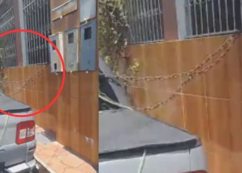 Será que é perigoso? Morador acorrenta o carro em casa para evitar ser roubado em Manaus