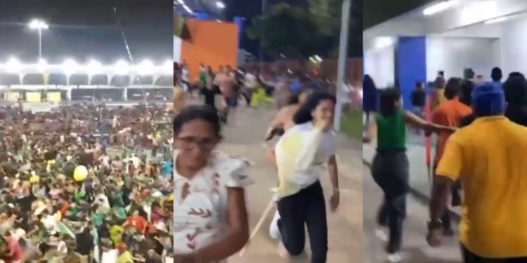 Vídeos: Convenção de Adail Pinheiro é marcada por intensa confusão generalizada, supostos tiros e pessoas feridas