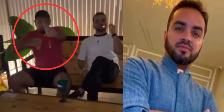 Rapaz visto ao lado de biomédico faz publicação polêmica após repercussão do caso: "vou bater uma"