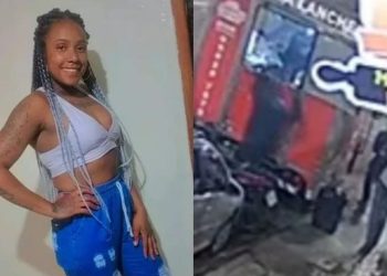 Câmera registra mulher sendo executada enquanto trabalhava em trailer de lanches