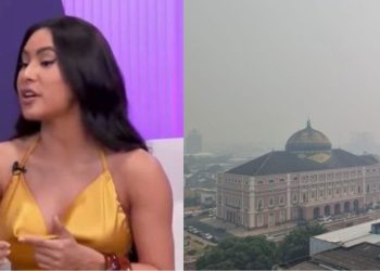 Isabelle aproveita visibilidade nacional e fala sobre queimadas na Amazonas: "Momento de sufoco, horrível"