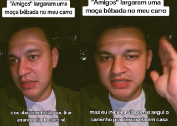 O motorista desabafou como forma de alerta. Foto: Reprodução