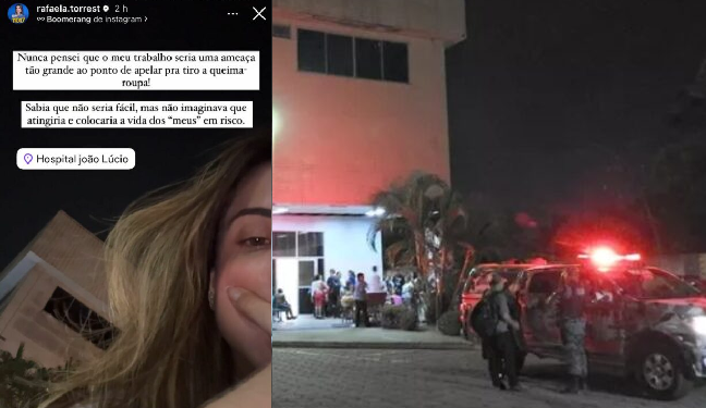 O colaborador foi encaminhado ao hospital. Foto: Reprodução