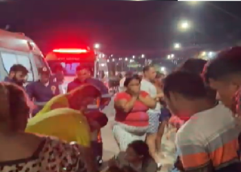 O acidente ocorreu nesta noite de domingo (1º). Foto: Divulgação