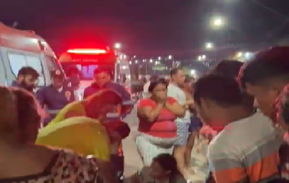 O acidente ocorreu nesta noite de domingo (1º). Foto: Divulgação