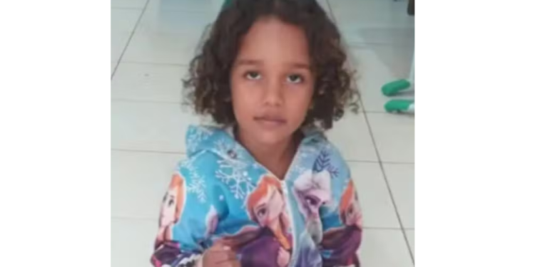 A menina ficou cinco dias desaparecida. Foto: Reprodução